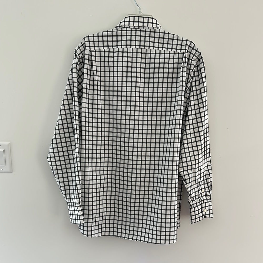Daniel Cremieux Black and White Casual Button Down Shirt - Picture 3 of 5